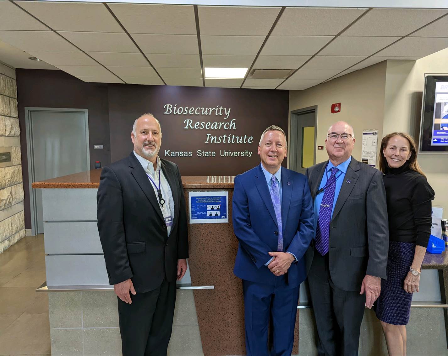 VPR David Rosowsky, President Linton, Stephen Higgs, Marty Vanier